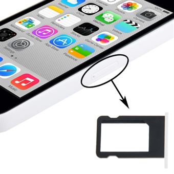 Nano sim card holder iPhone 5C (White)