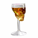 Crystal Skull Head Long Shots Glass 1 pcs