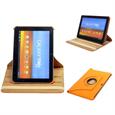 360 Rotating Leather Stand for 8.9 (Orange)