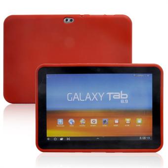 Samsung Galaxy Tab 8.9 Soft Silicone Cover (Red)