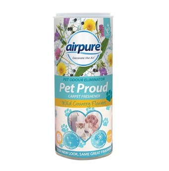 AirPure Pet Proud Carpet Freshener - - Carpet Freshness for Animal Smells - Wild Country Flowers - Scent of Wild Flowers