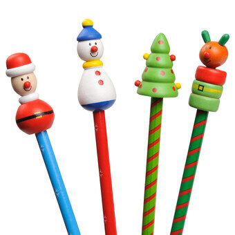 Wooden Pencil Christmas