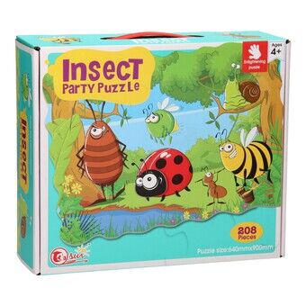 Insect Party Mega Puzzle, 208st. (90x64cm)