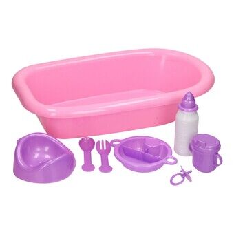 Baby bath Purple with Accessories, 8 pcs.