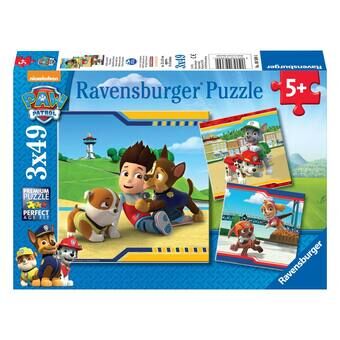 PAW Patrol Puzzle - Heroes with Coat, 3x49st.