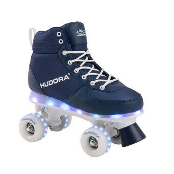 HUDORA Roller skates Blue with LED, size 29-30