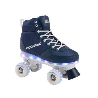 HUDORA Roller skates Blue with LED, size 35-36