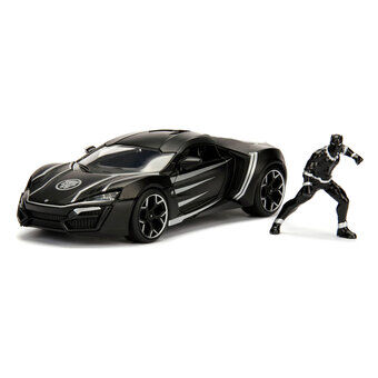 Diecast Jada Avengers Black Panther with Car 1:24