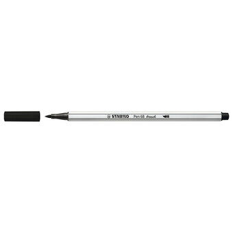 STABILO Pen 68 Brush 46 - Black