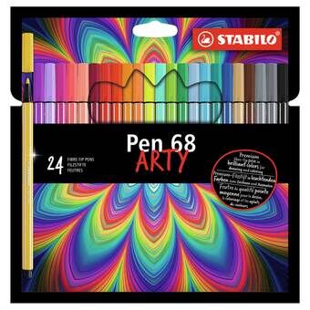 STABILO Pen 68 ARTY Felt-tip pens, 24 pcs.
