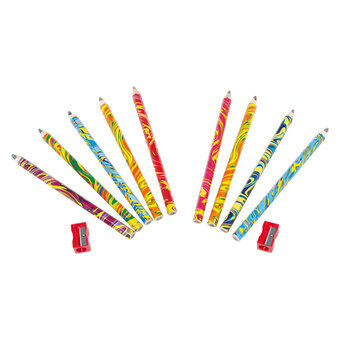 Small Foot - Colored Pencils Rainbow with Sharpener, Set