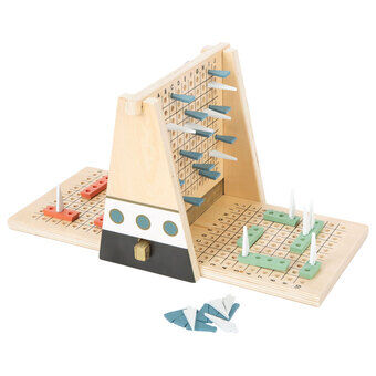 Wooden Strategy Game Battle of the Ships