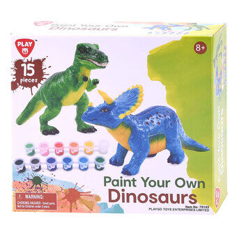 Play Paint your own Dinos, 15pcs.
