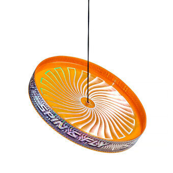 Acrobat Spin &amp; Fly Juggling Frisbee - Orange