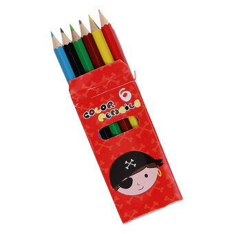 Colored pencils Pirate, 6pcs.