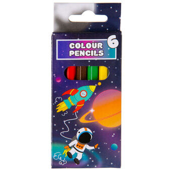 Colored Pencils Space, 6pcs.