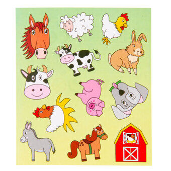 Sticker sheet Farm animals