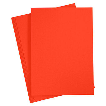 Colored Cardboard Clear Red A4, 20 sheets