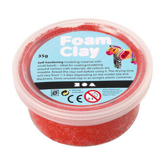 Foam Clay - Red, 35gr.