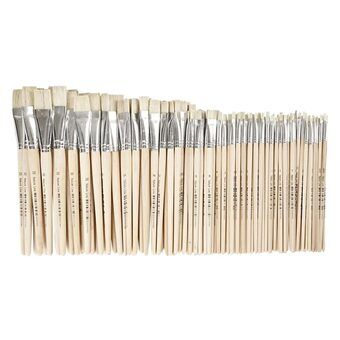 Wooden brushes, Nr. 00-22, Short handle, 120st.