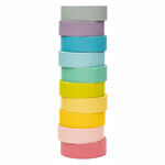 Colorations - Washi Tape Pastel Colors, Set of 10