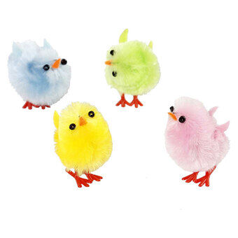 Easter Chicks Chenille, 12pcs.