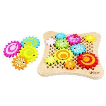 Classic World Wooden Gears Game, 26 pcs.