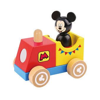 Disney Mickey Mouse Wooden Stacking Train, 4pcs.
