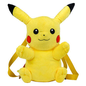 Pokemon 3D Backpack Plush Pikachu