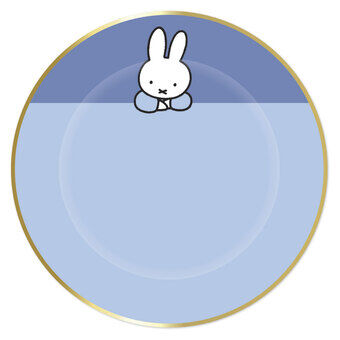 Plates Miffy Blue, 8pcs.