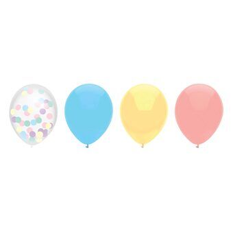 Balloon mix Pastel, 6pcs.