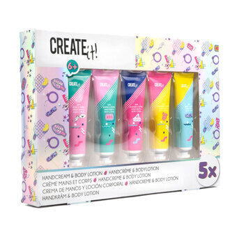 create it! Hand Cream & Body Lotion 5-Pack