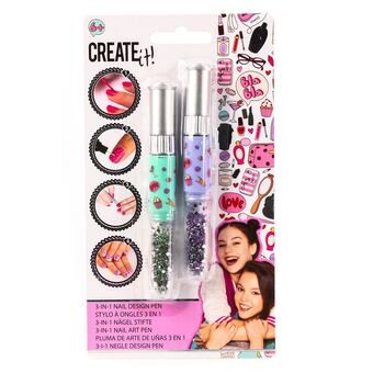 Create It! Nail Polish 3in1 Pens, 2 pieces.