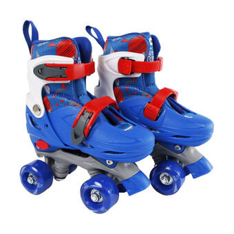 Street Rider Roller Skates Blue Adjustable, Size 27-30