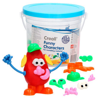 Creall Funny Characters Clay Accessories, 130dlg