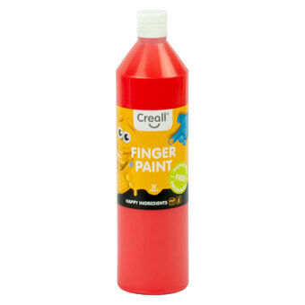 Creall Finger Paint Preservative Free Red, 750ml