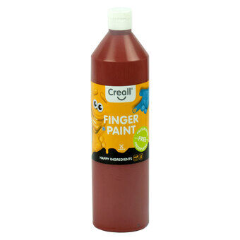 Creall Finger Paint Preservative-Free Brown, 750ml