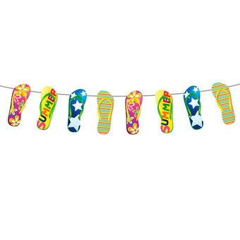 Summer Party Garland Slippers, 10m.
