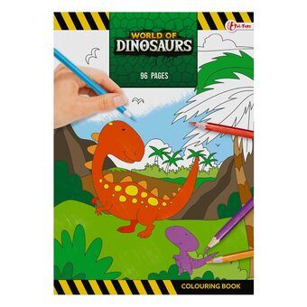 World of Dinosaurs Super Coloring Book