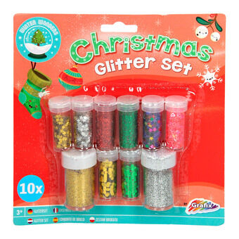 Christmas Glitter Set, 10pcs.