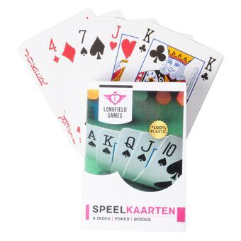 Playing cards Longfield laminated