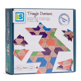 BS Toys Triangle Domino Wood - Child\'s Play