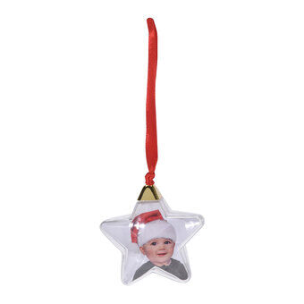Christmas bauble with photo holder