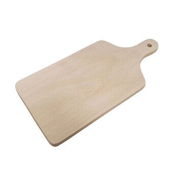Beech wood cutting board with handle