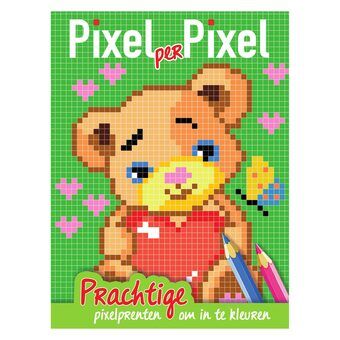 Pixel Coloring Book Little Bear