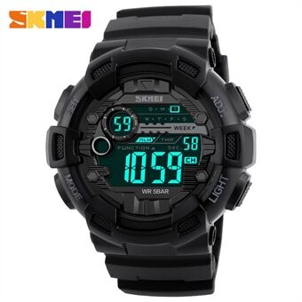 SKMEI Double Time Men Digital Watch [50m Waterproof] [Back Light] [Chronograph]