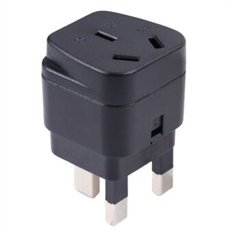 3-Hole AU to UK Plug Adapter Portable Travel Power Socket Converter Plug with Fuse