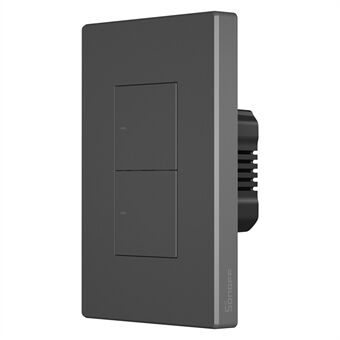 SONOFF M5-2C-120 Smart Wi-Fi Wall Switch Touch Light Switch 2-Gang Works with Alexa/Google Home/Alice/Siri Shortcuts - US Plug