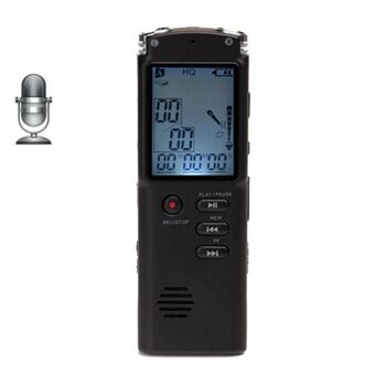 Portable Rechargeable Mini 8GB Digital LCD Audio Voice Recorder Dictaphone Mp3 Player