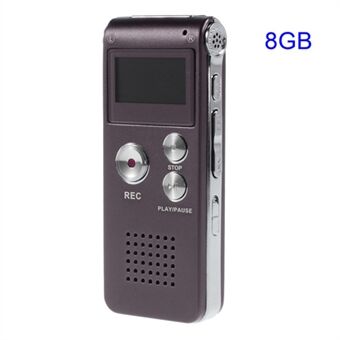 SK-012 Portable Rechargeable 8GB Digital Voice Recorder MP3 Player Support U-disk